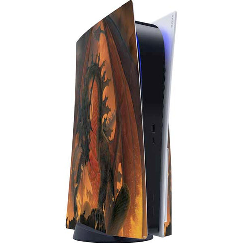 Vincent Hie Fireball Dragon PS5 Console Skin